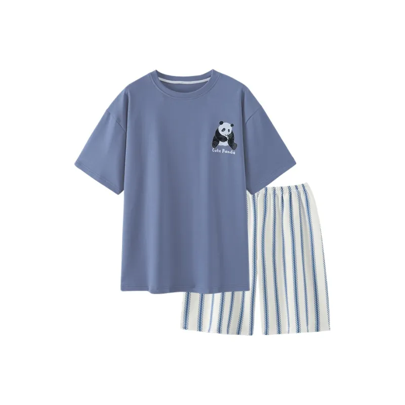 GOSO Pajama Set Men's Steel Blue-0