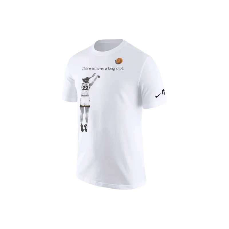 Nike Caitlin Clark Iowa T-Shirt Men's White-0