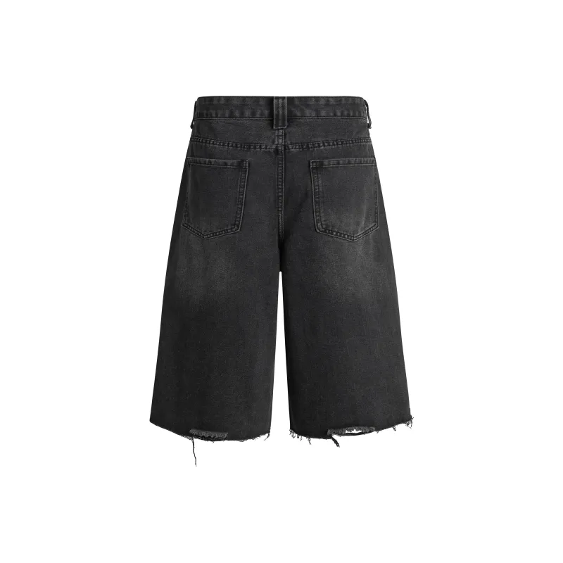 HOKLV Denim Shorts Unisex-8