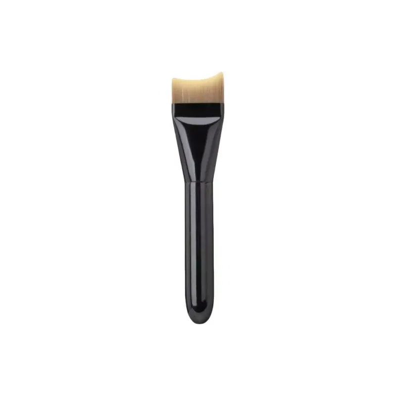 XIBI Crescent Foundation Brush Large Size Flat Toe Blade Lightweight Base Brush Curved Facial Mask Brush-0