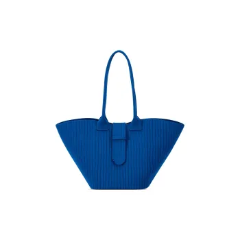 JC DAMO Eco Friendly Yarn Shoulder Bag Women's Fresh Denim Blue