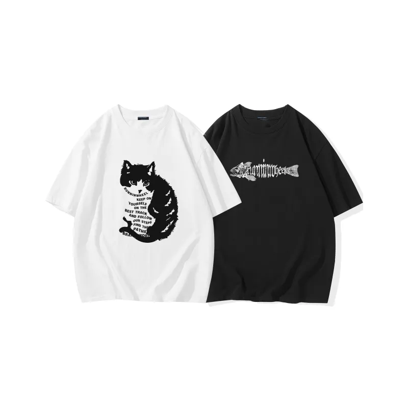 RUNNINWHEEL T Shirt Unisex 2 Pack-26
