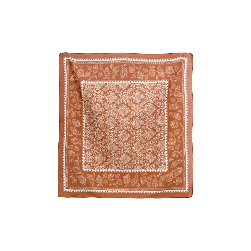 Yamaichi Maru 9 Meter Filigree Cotton Yarn Silk Scarves Women's-1
