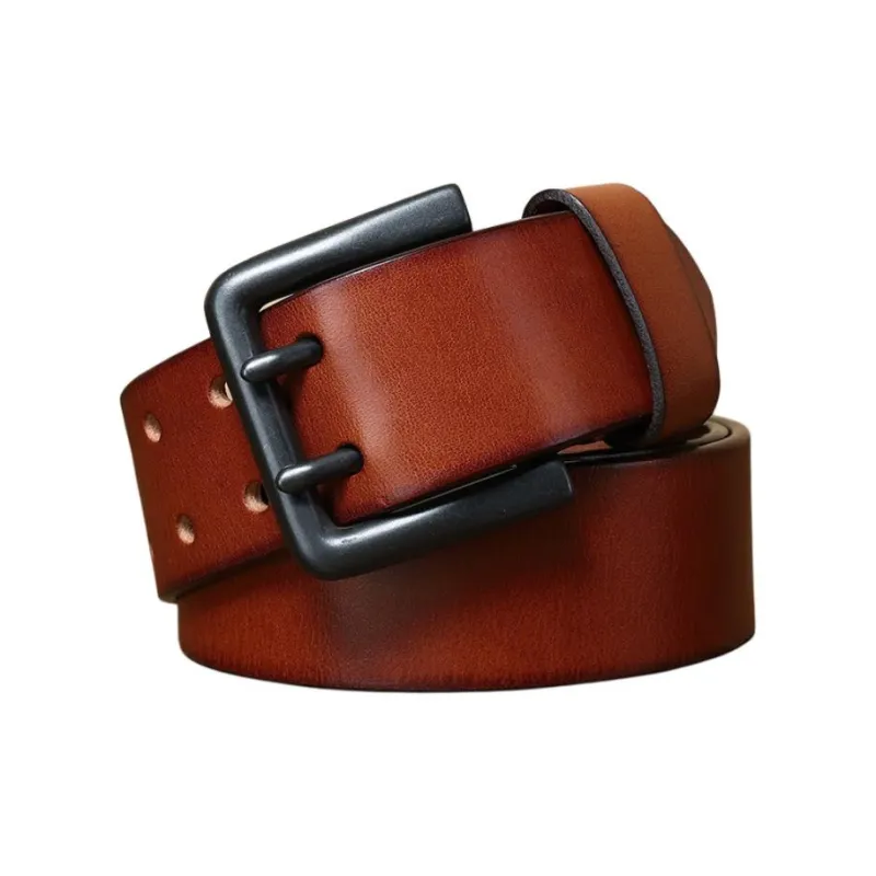 JEANSWEST Cow Leather Belts Unisex 4.3CM-1
