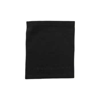 Lanvin Polyester Rayon Wool Scarves Unisex Black
