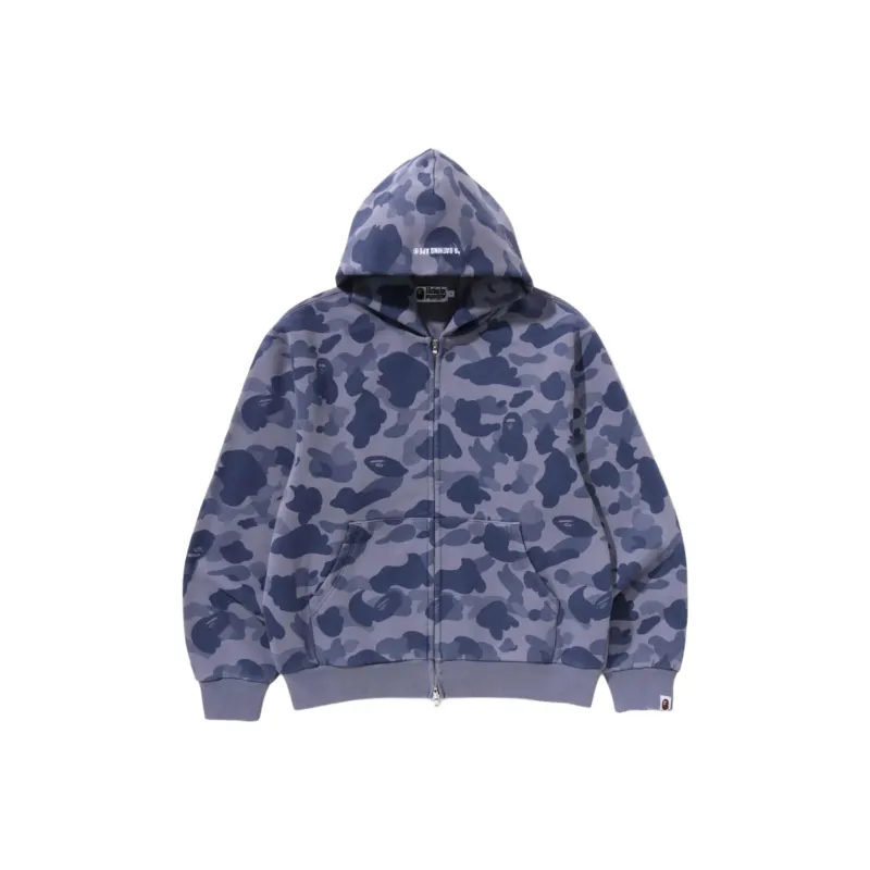 Bape 1st Camo Heavy Wash Cropped Fit Zip Hoodie-4