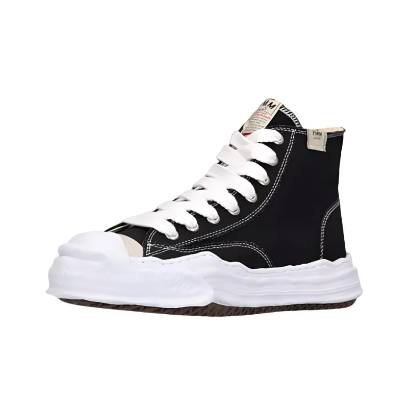 MIHARA YASUHIRO Maison MIHARA YASUHIRO Hank OG Sole Canvas Hi Black White-0