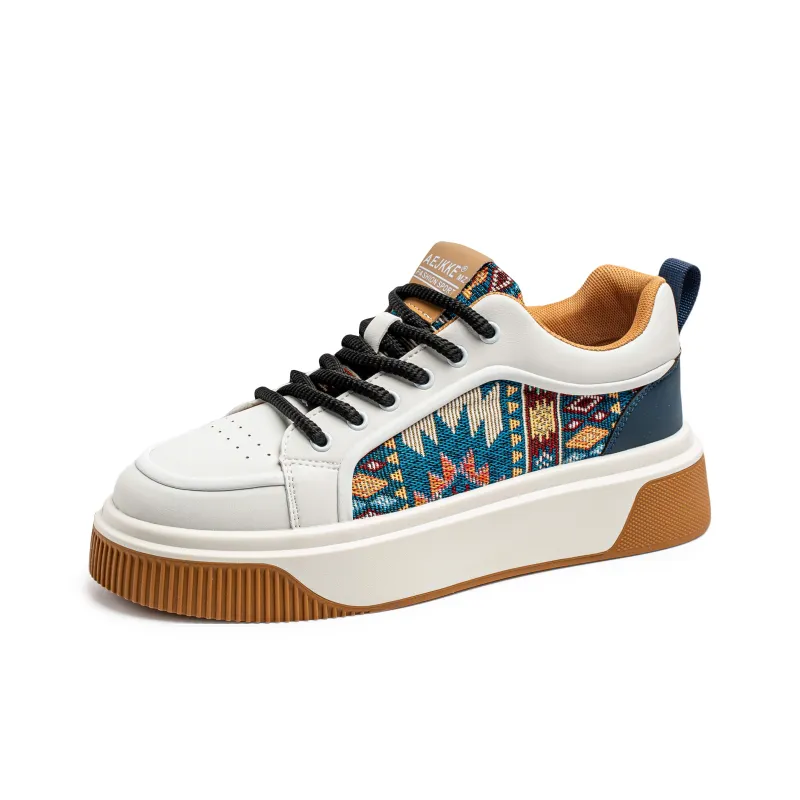Team Bees Anti Slip Wear Resistant Low Top Skateboard Shoes Men's-1