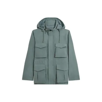 BERLUTI SS25 Jackets Coats Men's Cyrus Forest Green