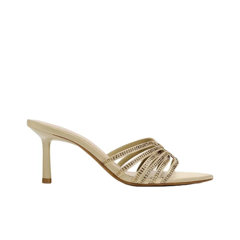 ZARA Abrasion Resistant Slide Slippers Women's Gold-1