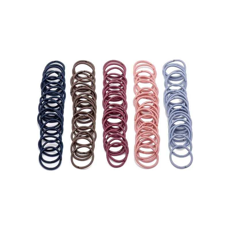 ROYALSASA Rubber Band Iron Box Hair Tie Kids'-8