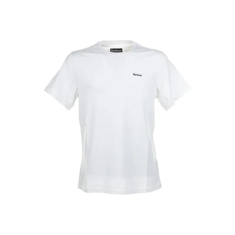 BARBOUR Logo print Chest pocket T shirt-0