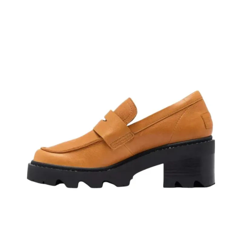 SOREL JOAN NOW™ CITY LOAFER Chunky Heel High Heels 5cm Women's Orange-0