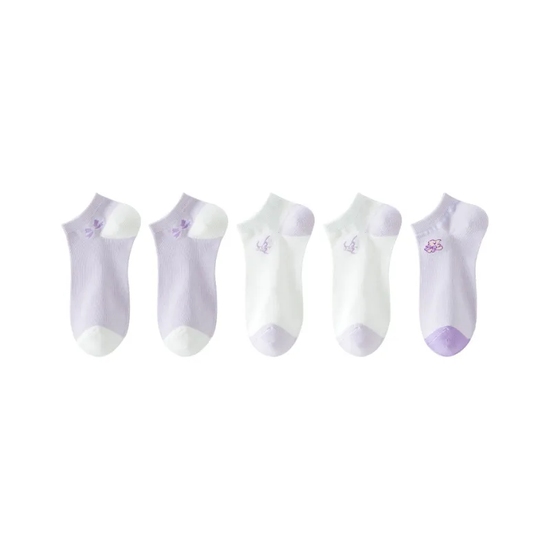 MIIOW Ankle Socks Women's 5 Pack-8