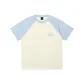 Cream Apricot & Light Blue