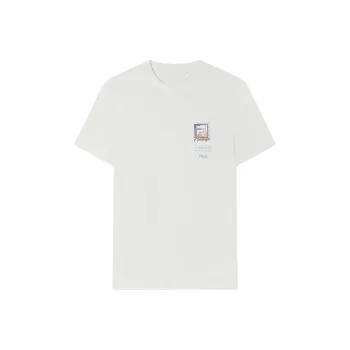 FILA Heritage T Shirt Men's Cloud White