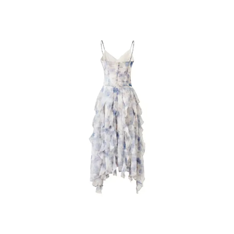 PUREIDOL Slip Dresses Women's Blue-1