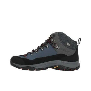 Columbia Steens Mid Top Trekking Shoes Men's Black Blue