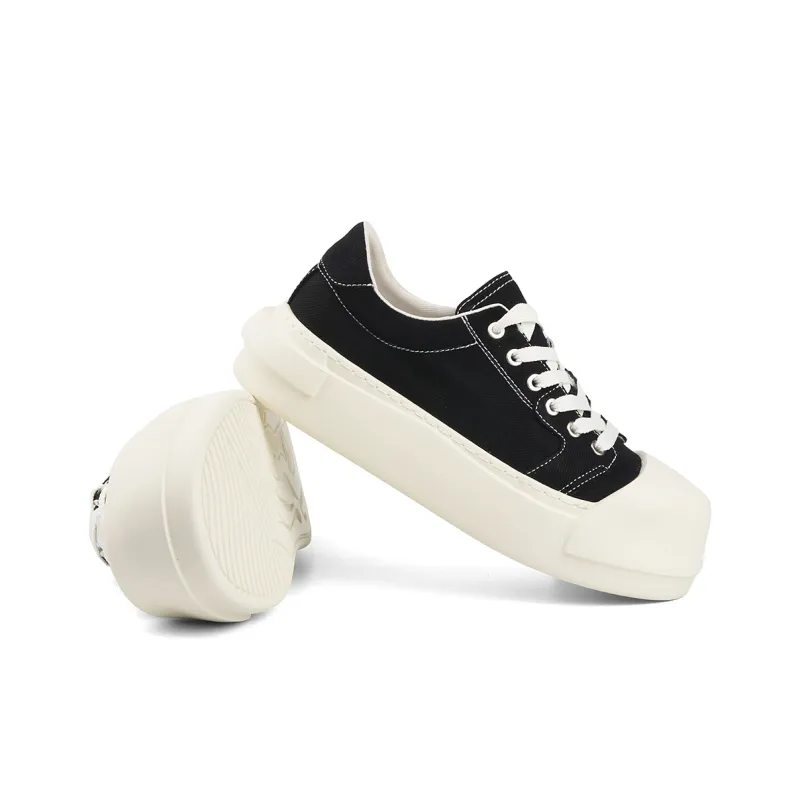 Daying Breathable Height Increase Low Top Casual Shoes Men's-3