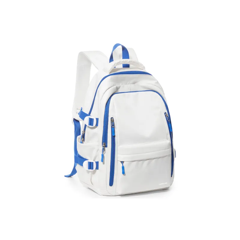 LANDCASE Fabric Backpack Laptop Bag Unisex Multicolor-2
