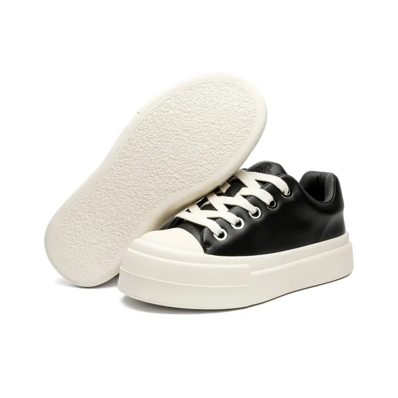 Rummaden Low Top Skateboard Shoes Unisex Black-6