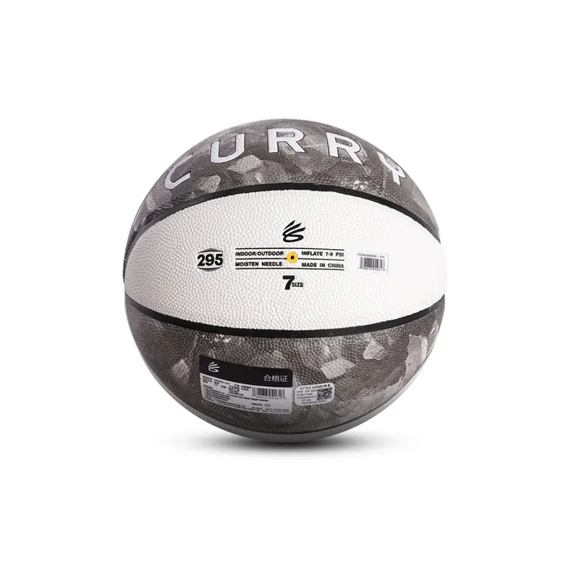 Under Armour PU Basketball White Gray Size 7 Ball Training Unisex-2