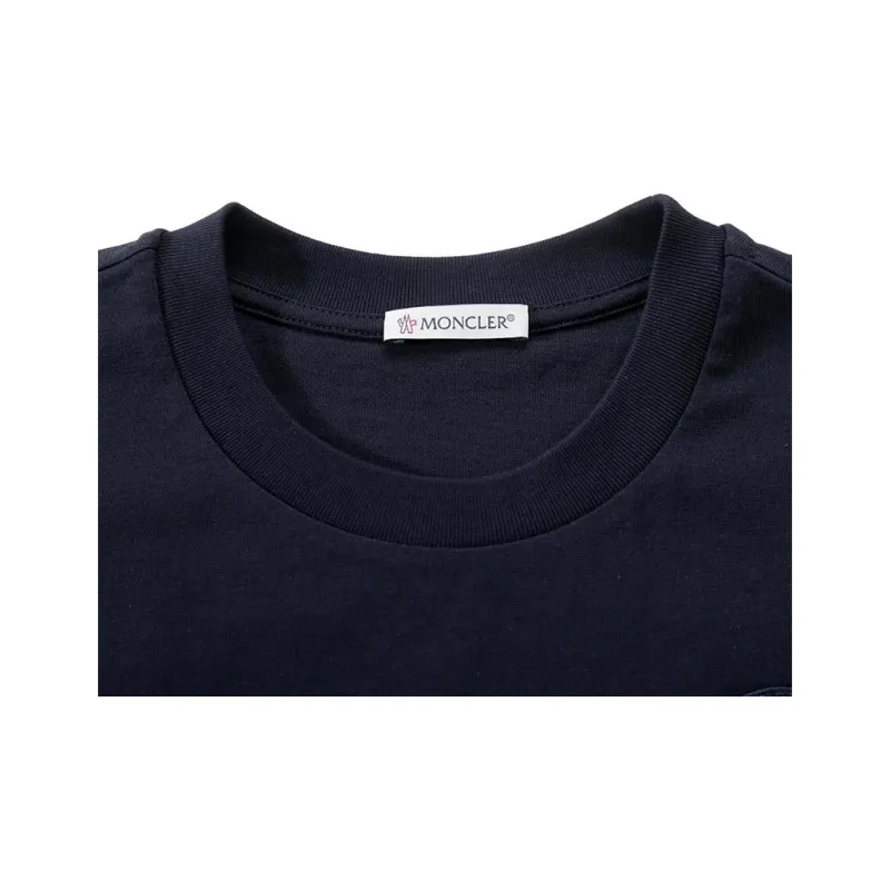 Moncler T Shirts Women's Navy-2
