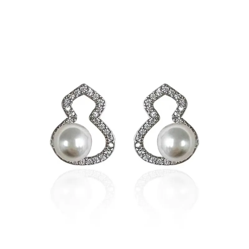 ZWU 925 Silver Needles Earrings Women's-0