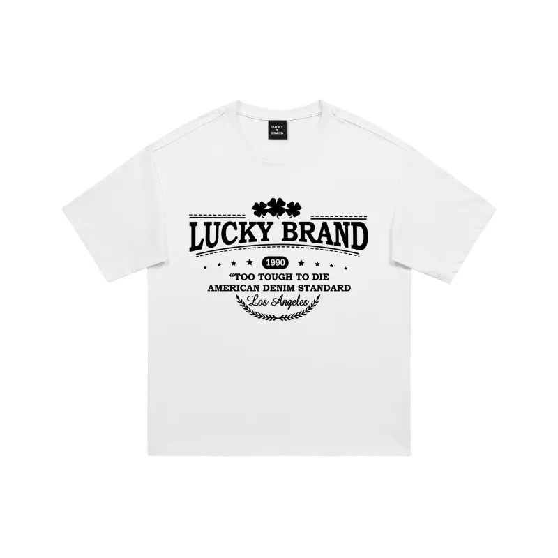 LUCKY BRAND Short Sleeved T Shirts Unisex-2