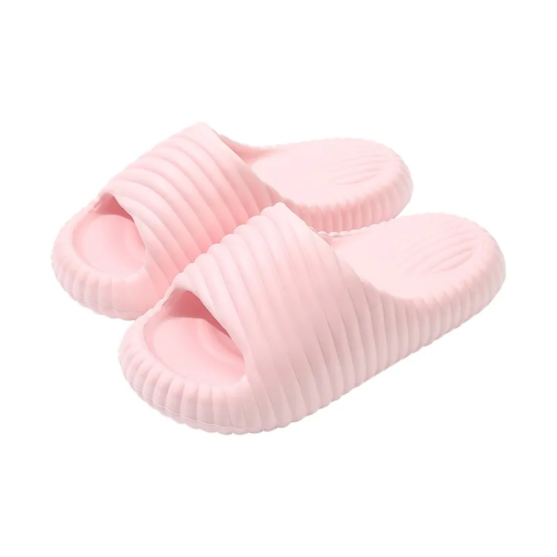 Foot Recreation Squashy And Bouncy Feeling Slippers Summer Indoor Home Platform Slip Resistant Bathroom Couple Slippers-0