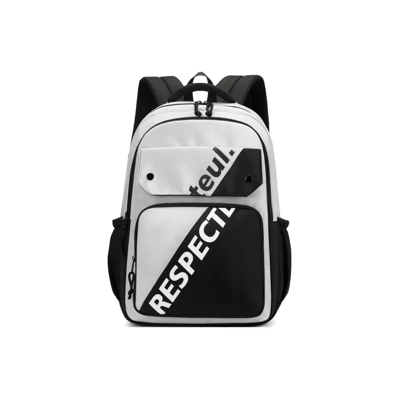 AUNG Nylon Fabric Backpack Regular Unisex Multicolor-1