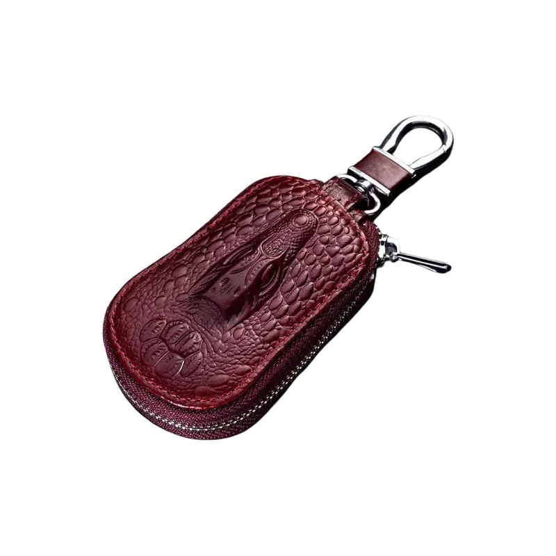 VIHUS Top Grain Cow Leather Key Pouch Small Size Unisex Multicolor-2