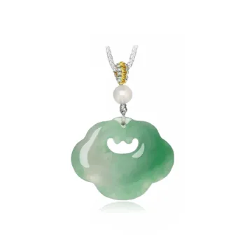 ZHONGLING African Emerald Jade Necklaces Women's