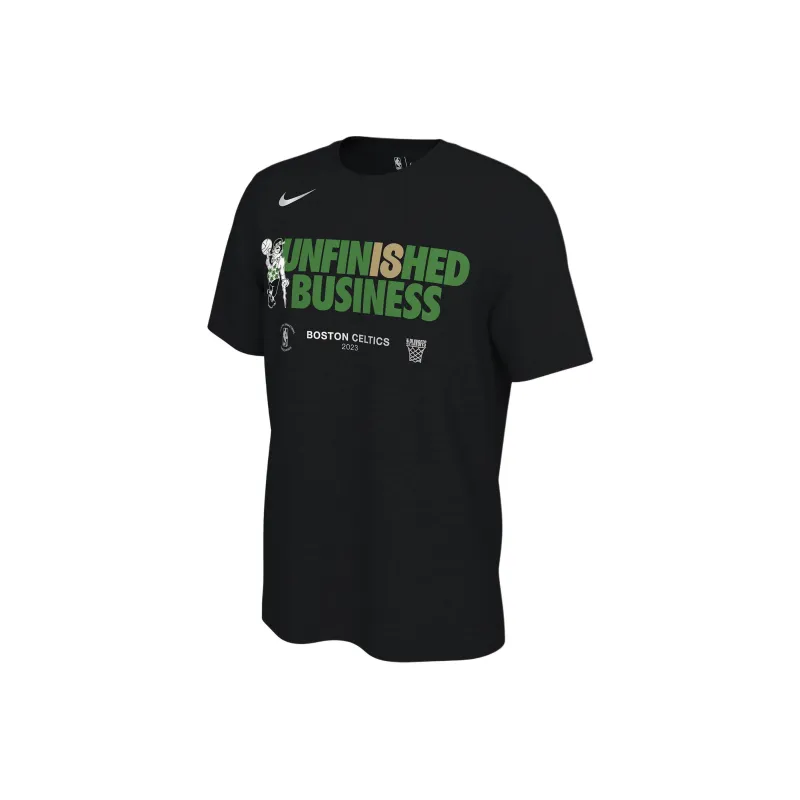 Nike T-Shirt Boston Celtics Men's Black-0