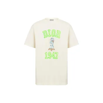 DIOR Relaxed Fit Bobby T Shirt T Shirt Men's Ivory White