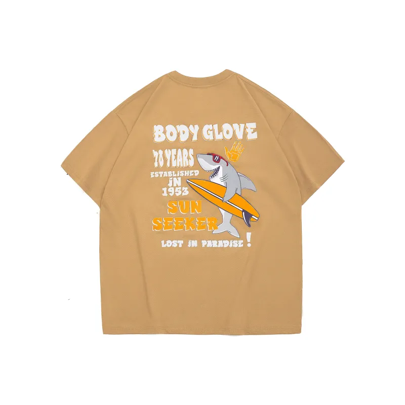 BODY GLOVE Drop Shoulder Sleeve T Shirt Unisex-21