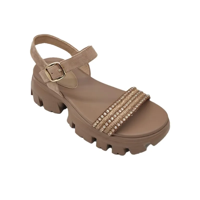 Staccato One Strap Sandals Women's Light Apricot-1