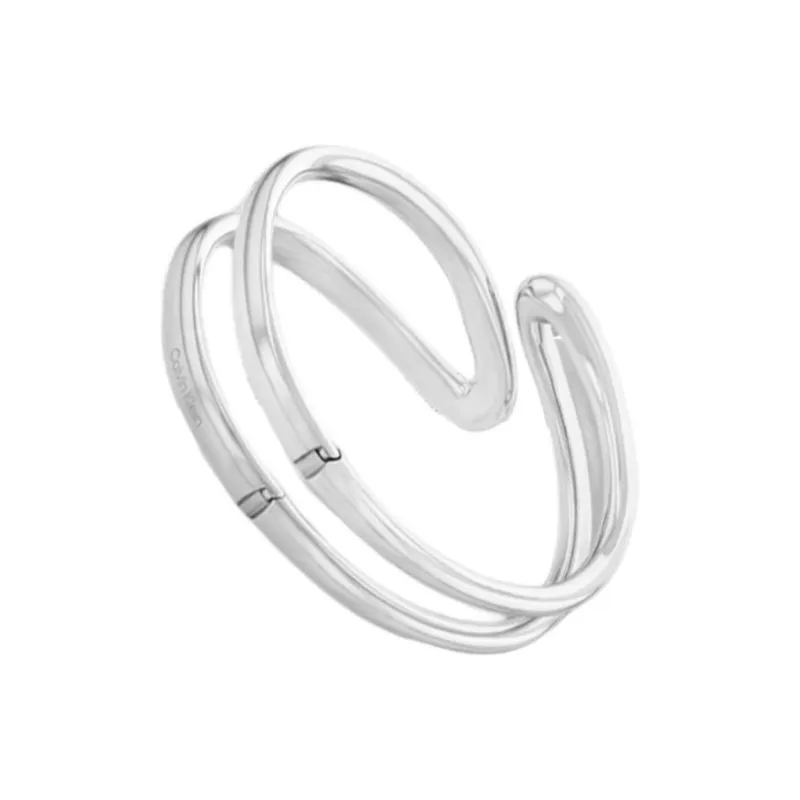 CALVIN KLEIN Stainless Steel Bangles Women's Steel-1