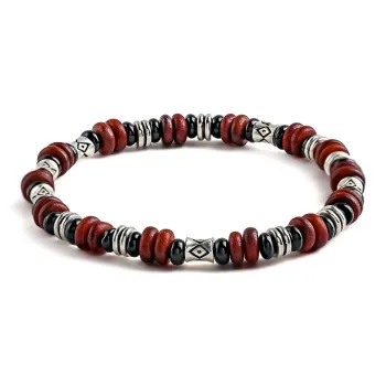 Cuud Bloodwood Wooden Bracelets Men's