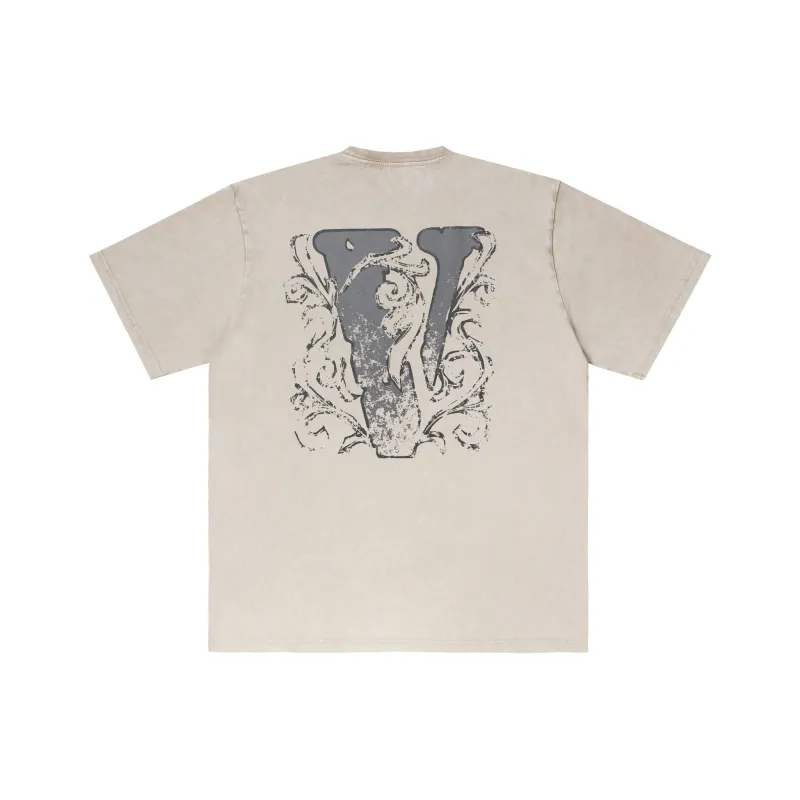 VLONE T Shirt Unisex Beige Gray-0