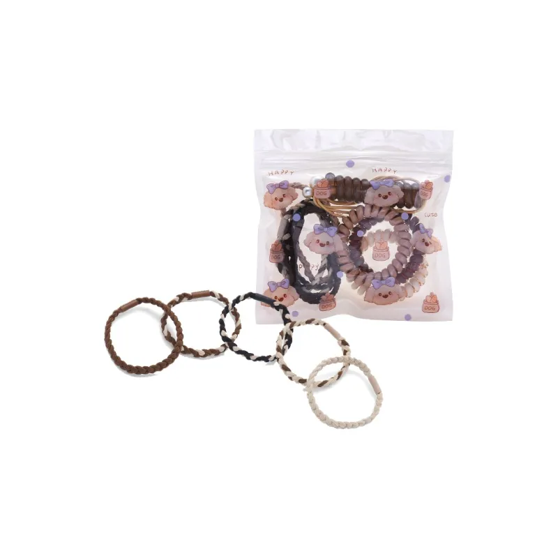 ROYALSASA Rubber Band Hair Tie Women's-3