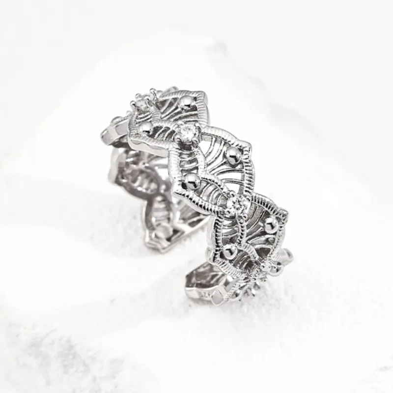 GL GEMLOVE S925 Silver Rings Women's-4