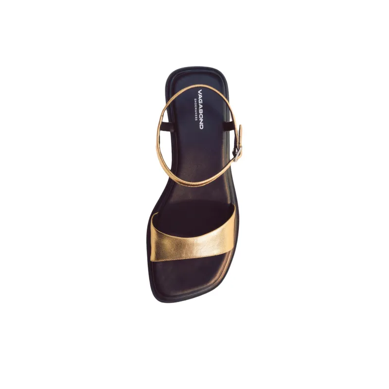 VAGABOND SHOEMAKERS Izzy Strap Sandals 2cm Women's Gold-4