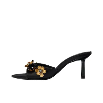 ZARA Abrasion Resistant Slide Slippers Women's Black