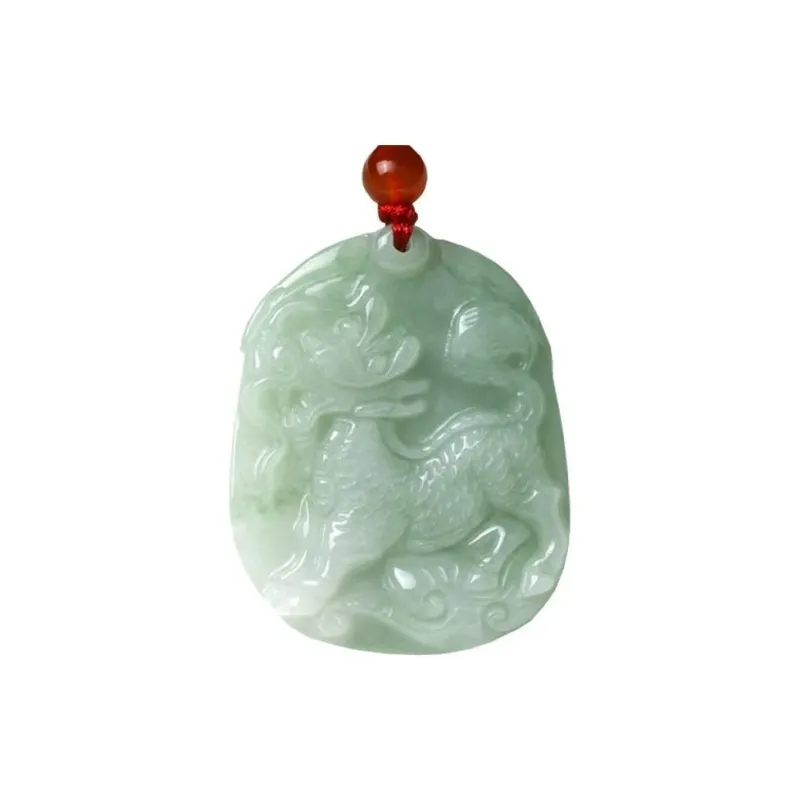Jade Key Glutinous Jade Pendants Unisex-4