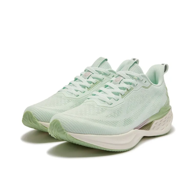 361° Abrasion Resistant Breathable Slip Resistant Low Top Casual Running Shoes Women's Green-2