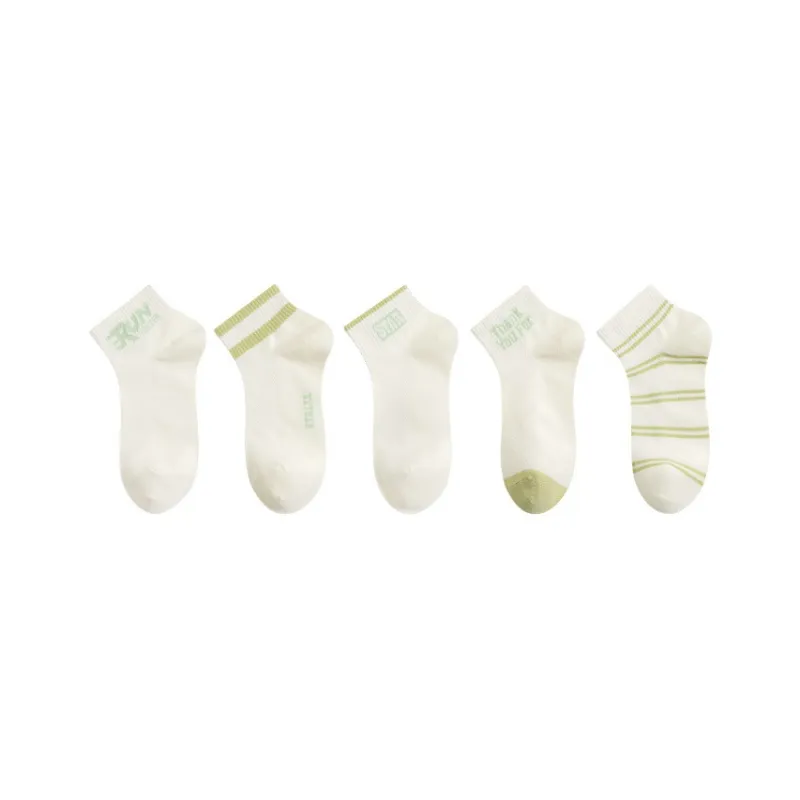 MIIOW Ankle Socks Women's 5 Pack-0