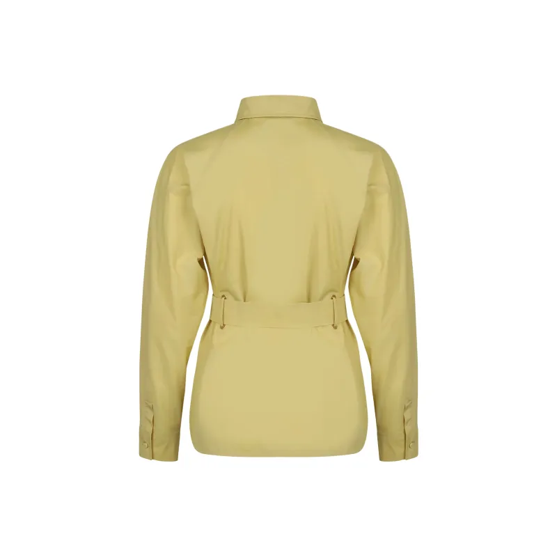 MaxMara Juglas Belted Button Up Shirt-1