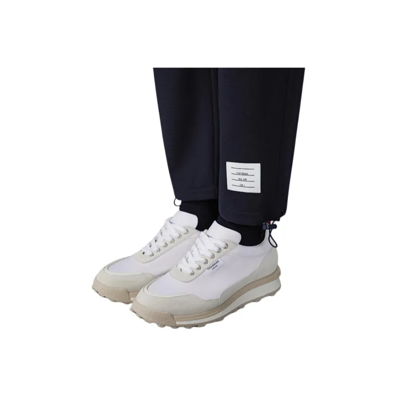 THOM BROWNE Ripstop Tapered Trousers-1