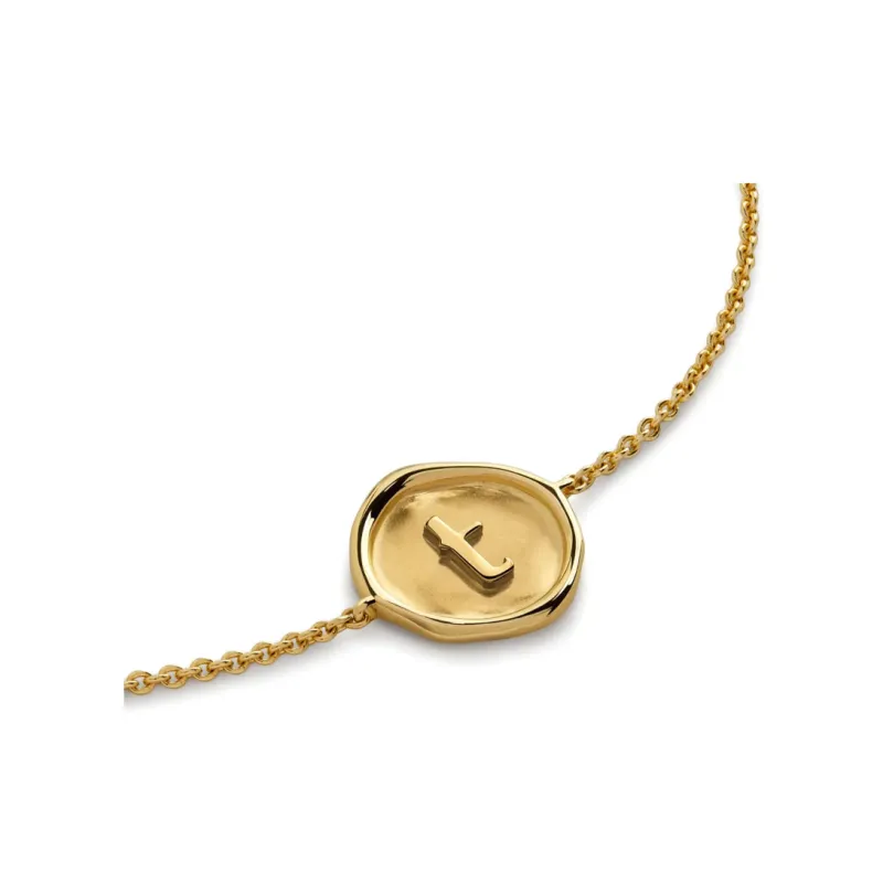 Monica Vinader Sterling Silver Plated With 18k Gold Bracelets Women's Gold-1